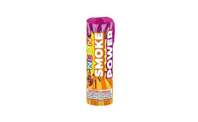 Neon Smoke Power - Orange and Purple